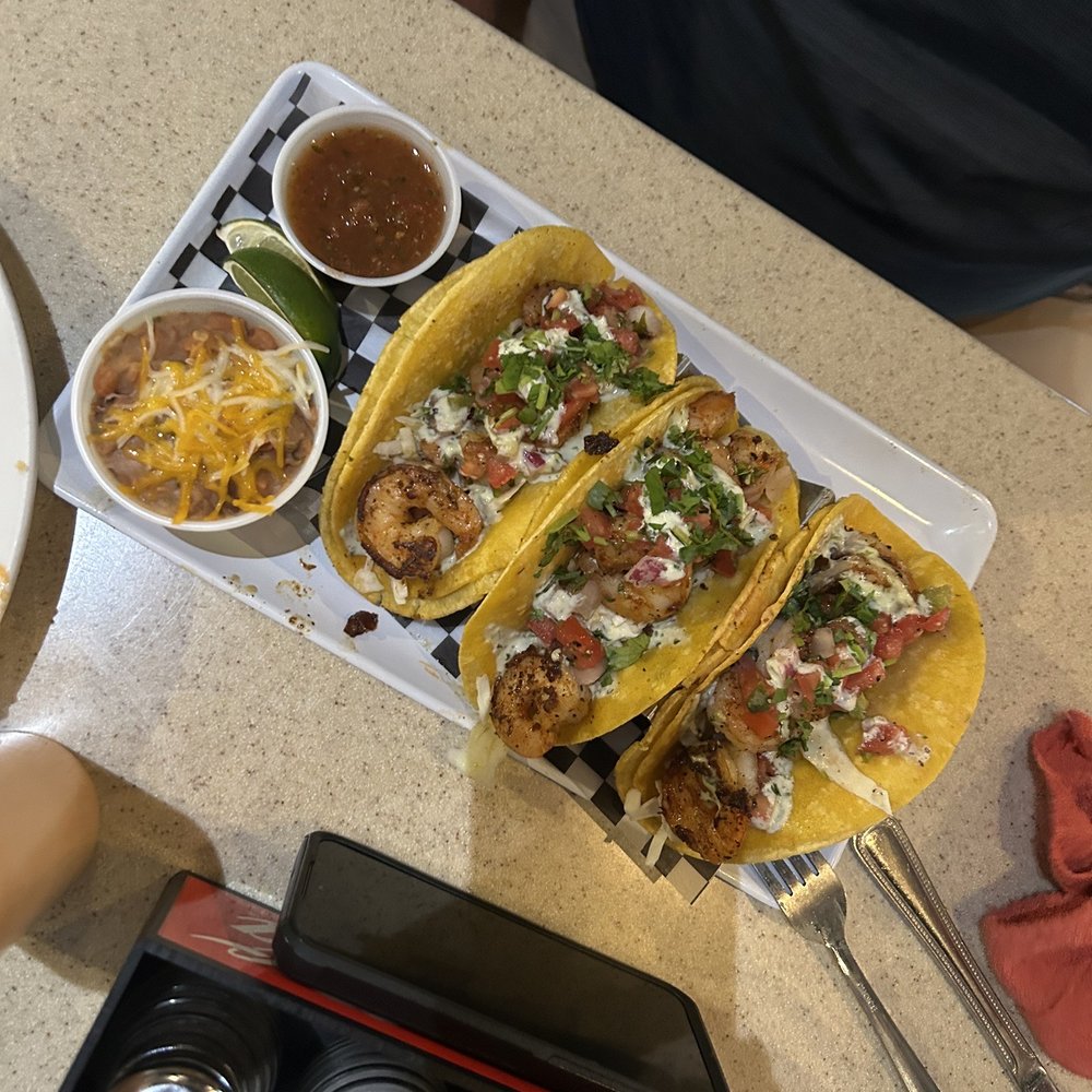 Garage Grill - Shrimp tacos - New American Near Me - Draper, Utah Garage Grill - Shrimp tacos - New American Near Me - Draper, Utah