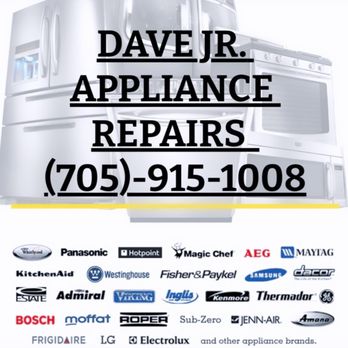 Dave Jr Appliance Repairs - Appliances & Repair Near Me - Barrie, Ontario Dave Jr Appliance Repairs - Appliances & Repair Near Me - Barrie, Ontario