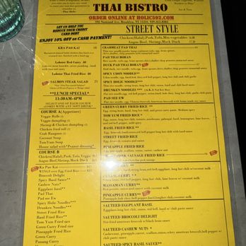 Holic Thai Bistro - Thai Near Me - Brooklyn, New York