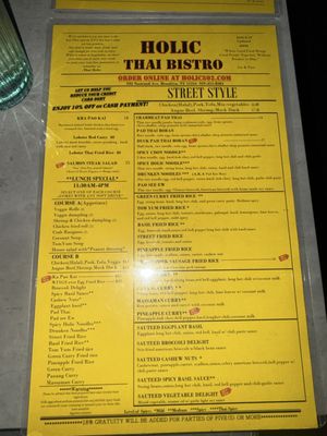 Menu photo 2 Holic Thai Bistro Brooklyn, NY