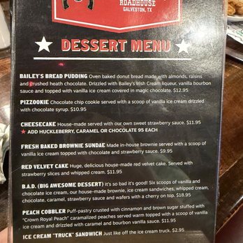 Doc Holliday's Roadhouse - Delicious desserts - Desserts Near Me - Galveston, Texas Doc Holliday's Roadhouse - Delicious desserts - Desserts Near Me - Galveston, Texas