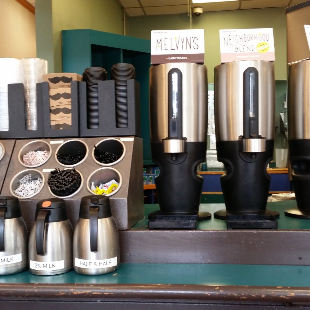 Einstein Bros. Bagels - Coffee station. Bottomless cup! - Bagels Near Me - Pembroke Pines, Florida