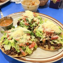 Torta? tostada, and ranchero fish fillet.  They were all delicious. This is a mom and pop restaurant with good service and food.
