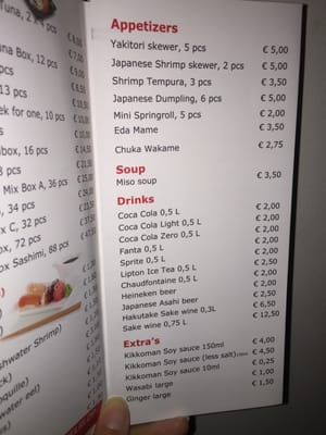 Menu photo 1 Sushi Chef Haarlem, NH Menu photo 1 Sushi Chef Haarlem, NH