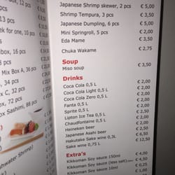 Sushi Chef - Menu