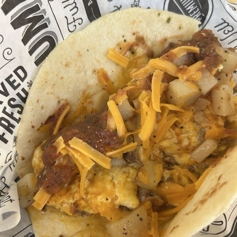 Cherry Pie & Co - My breakfast taco. - Bakeries Near Me - Decatur, Texas