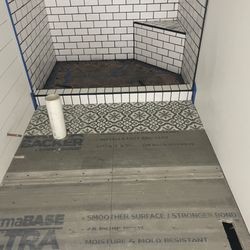 Foss Contracting - Tile shower we are working on