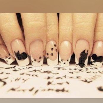 Nails City & Spa - Second set (what I asked for -I asked for different shape) - Nail Salons Near Me - Valencia, California Nails City & Spa - Second set (what I asked for -I asked for different shape) - Nail Salons Near Me - Valencia, California