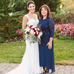 Michelle Manelli - Patricia altered my wedding dress and my mom's Photo by Sarah McKay Photog.