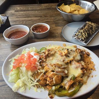 El Tesoro - Lunch Pollo Loco, corn tortillas and chips. - Mexican Near Me - Asheville, North Carolina El Tesoro - Lunch Pollo Loco, corn tortillas and chips. - Mexican Near Me - Asheville, North Carolina