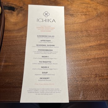 Ichika - Menu - Sushi Bars Near Me - Milpitas, California Ichika - Menu - Sushi Bars Near Me - Milpitas, California