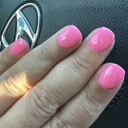Worse "Gel powder" mani I ever got.