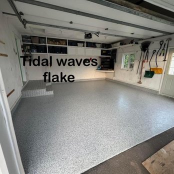 Keiden Contracting - Tidal wave flake floor - Flooring Near Me Keiden Contracting - Tidal wave flake floor - Flooring Near Me