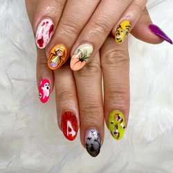 T Diamond Nails - Halloween nail