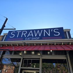 Strawn's Eat Shop - Front sign