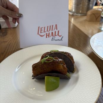 Leluia Hall - Fried avocado tiny tacos - Steakhouses Near Me - Charlotte, North Carolina