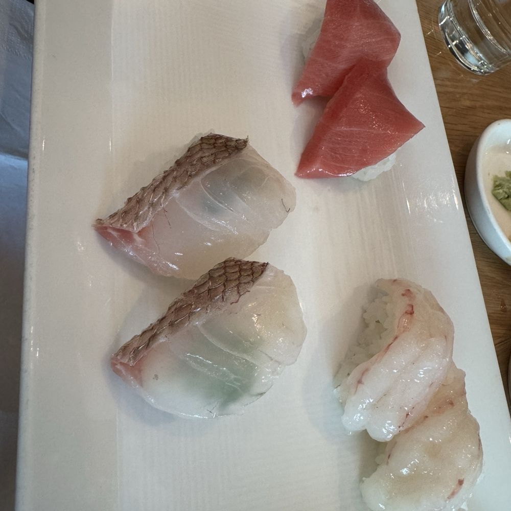 SUGARFISH | Pasadena - Bottom right is lobster nigiri. Part of the don't think just eat menu - Japanese Near Me - Pasadena, California SUGARFISH | Pasadena - Bottom right is lobster nigiri. Part of the don't think just eat menu - Japanese Near Me - Pasadena, California