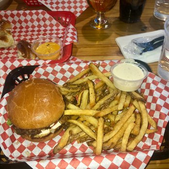 Daredevil Hall - Avocado Smash Burger and fries w/ horseradish aioli . - Burgers Near Me - Indianapolis, Indiana Daredevil Hall - Avocado Smash Burger and fries w/ horseradish aioli . - Burgers Near Me - Indianapolis, Indiana