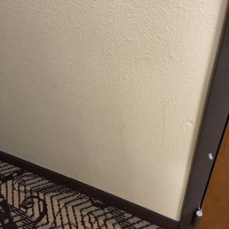 Stains on the wall - just wipe it off!
