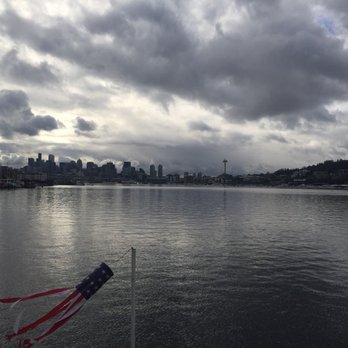 Seattle Water Tours - View of the space needle from the ferry - Boat Charters Near Me - Seattle, Washington