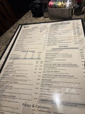 Menu photo 1 Ciro's Italian Grill Houston, TX Menu photo 1 Ciro's Italian Grill Houston, TX