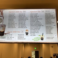 TeaLatte Bar - Flower Mound - Menu 1