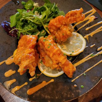 EBESU Robata & Sushi - Spicy mayo prawns - get - Sushi Bars Near Me - Plano, Texas