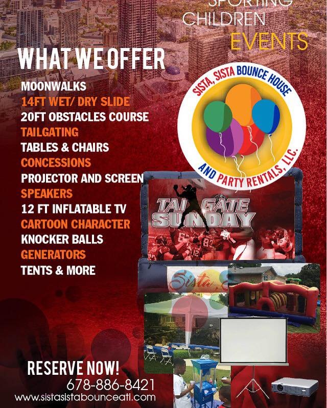 SISTA SISTA’S BOUNCE HOUSE & PARTY RENTALS Decatur, Party
