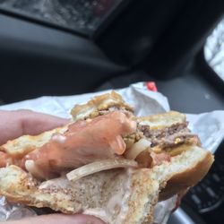 Wendy's - Extra pickle? No, NONE. No Mayo or catsup? YES, lots! Exact opposite what I ordered...