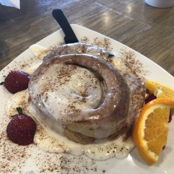 Waypoint Cafe - Giant cinnamon roll...delish!! - American Near Me - Camarillo, California Waypoint Cafe - Giant cinnamon roll...delish!! - American Near Me - Camarillo, California