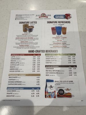 Menu photo 4 Just Love Coffee Cafe - Colerain Township Cincinnati, OH Menu photo 4 Just Love Coffee Cafe - Colerain Township Cincinnati, OH