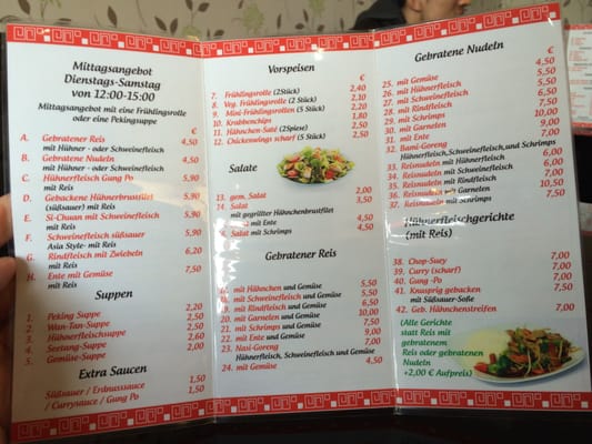 Menu photo 1 Asia Kwok Duisburg, NW