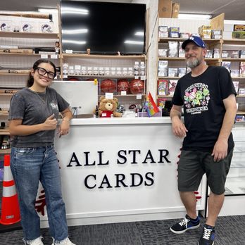 All Star Cards - Sam (Manager) and Tim (Owner) - Hobby Shops Near Me - Santee, California