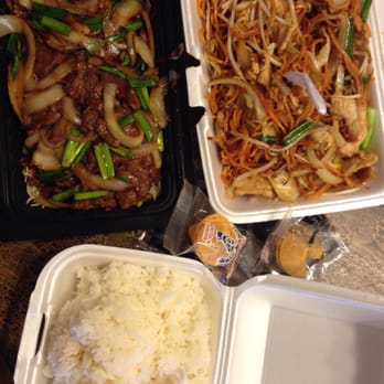 Fong Asian Dining - Mongolian beef and chicken lo mein - Chinese Near Me - American Fork, Utah