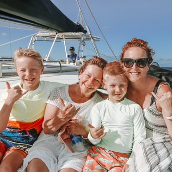 Gemini Sailing Charters - A pice of the crew. Missing sisters and brother and dad - Boating Near Me - Lahaina, Hawaii Gemini Sailing Charters - A pice of the crew. Missing sisters and brother and dad - Boating Near Me - Lahaina, Hawaii