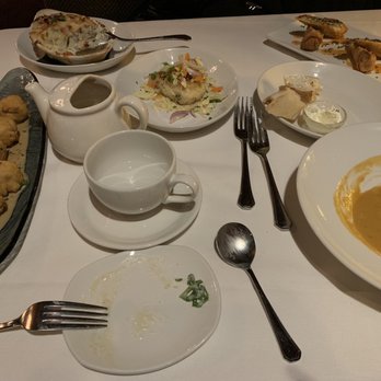 Sullivan's Steakhouse - BEEF WELLINGTON BITES WHITE CHEDDAR & BACON AU GRATIN POTATOES JUMBO LUMP CRAB CAKE Cheesesteak Eggrolls SHRIMP & LOBSTER BISQUE -BOWL - Steakhouses Near Me - Naperville, Illinois