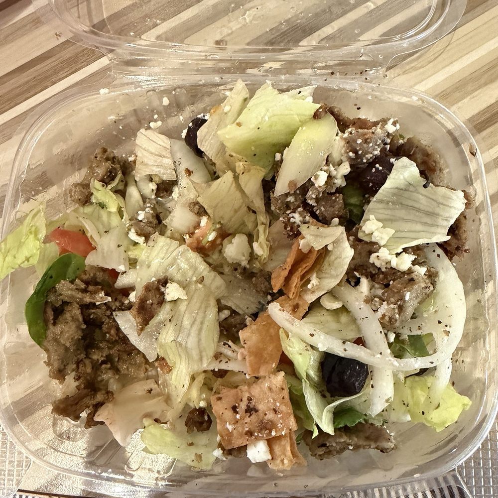 Kebab King - The salad I received - Middle Eastern Near Me - Tucson, Arizona Kebab King - The salad I received - Middle Eastern Near Me - Tucson, Arizona
