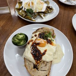 birria brisket croque madame and chilaquiles