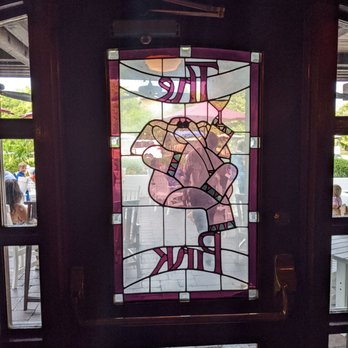 The Pink Elephant - Front door art - American Near Me - Boca Grande, Florida The Pink Elephant - Front door art - American Near Me - Boca Grande, Florida
