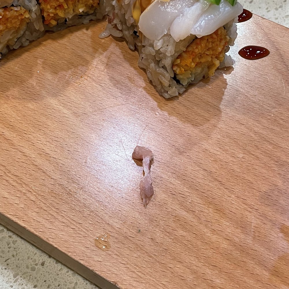 Hashi Gawa - Bone found in the hamachi roll - Japanese Near Me - Alameda, California Hashi Gawa - Bone found in the hamachi roll - Japanese Near Me - Alameda, California