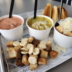 Yeti Frozen Yogurt & Cafe - Soup flight