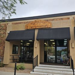Entrance on west end of strip mall