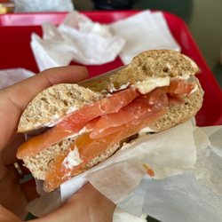 House of Bagels - Lox & WW bagel