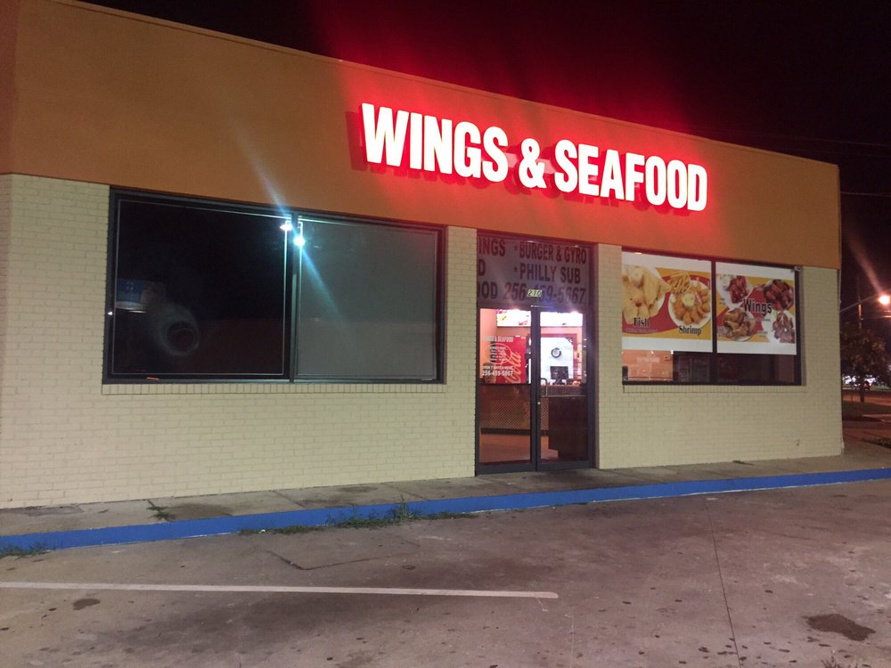 WINGS AND SEAFOOD Updated August 2024 210 E Meighan Blvd, Gadsden