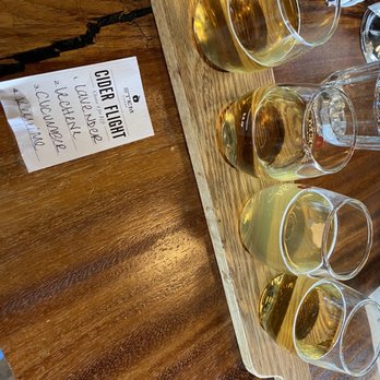 Acreage - Cider flight! - Cideries Near Me - Lafayette, Colorado