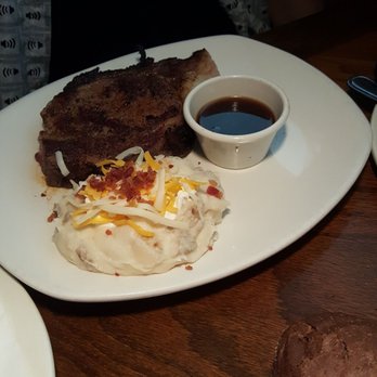 Outback Steakhouse - Seared prime rib and loaded mashed potatoes - Steakhouses Near Me - Newhall, California Outback Steakhouse - Seared prime rib and loaded mashed potatoes - Steakhouses Near Me - Newhall, California