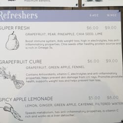 Tonic Juicery - Refreshers