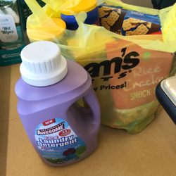 Dollar Tree - Staying in Mackinaw City a few more days, which means I've gota do laundry for the kids.