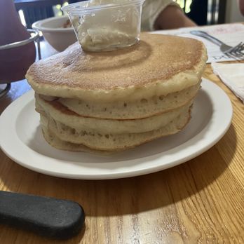 Eggs 'n Things Saratoga - Included pancakes (thick, a little chewy, didn't absorb syrup as easily as other pancakes I've had) - Breakfast & Brunch Near Me - Honolulu, Hawaii Eggs 'n Things Saratoga - Included pancakes (thick, a little chewy, didn't absorb syrup as easily as other pancakes I've had) - Breakfast & Brunch Near Me - Honolulu, Hawaii