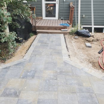 SRG Hardscapes & Masonry - walkway, in progress - - Fireplace Services Near Me - Denver, Colorado SRG Hardscapes & Masonry - walkway, in progress - - Fireplace Services Near Me - Denver, Colorado